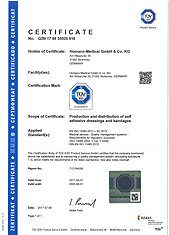 Certificate Homann-Medical